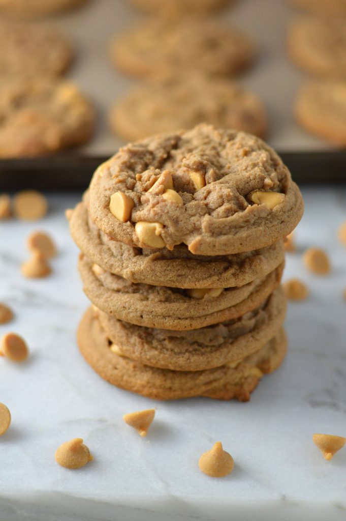 These super soft and fudgy Nutella Peanut Butter Chip Cookies are easy to make, and ready in 15 minutes.