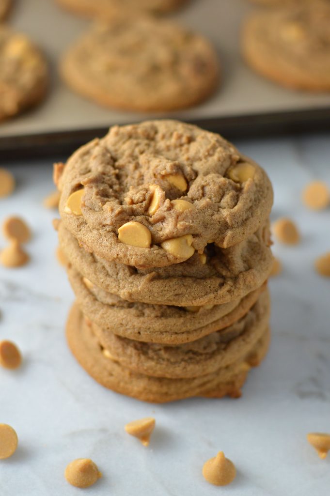 These super soft and fudgy Nutella Peanut Butter Chip Cookies are easy to make, and ready in 15 minutes.