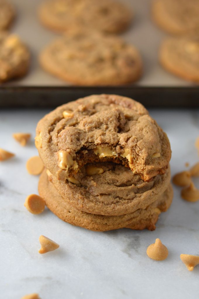 These super soft and fudgy Nutella Peanut Butter Chip Cookies are easy to make, and ready in 15 minutes.