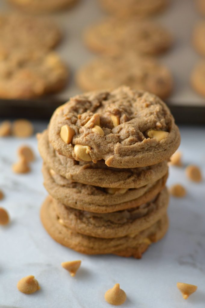 These super soft and fudgy Nutella Peanut Butter Chip Cookies are easy to make, and ready in 15 minutes.