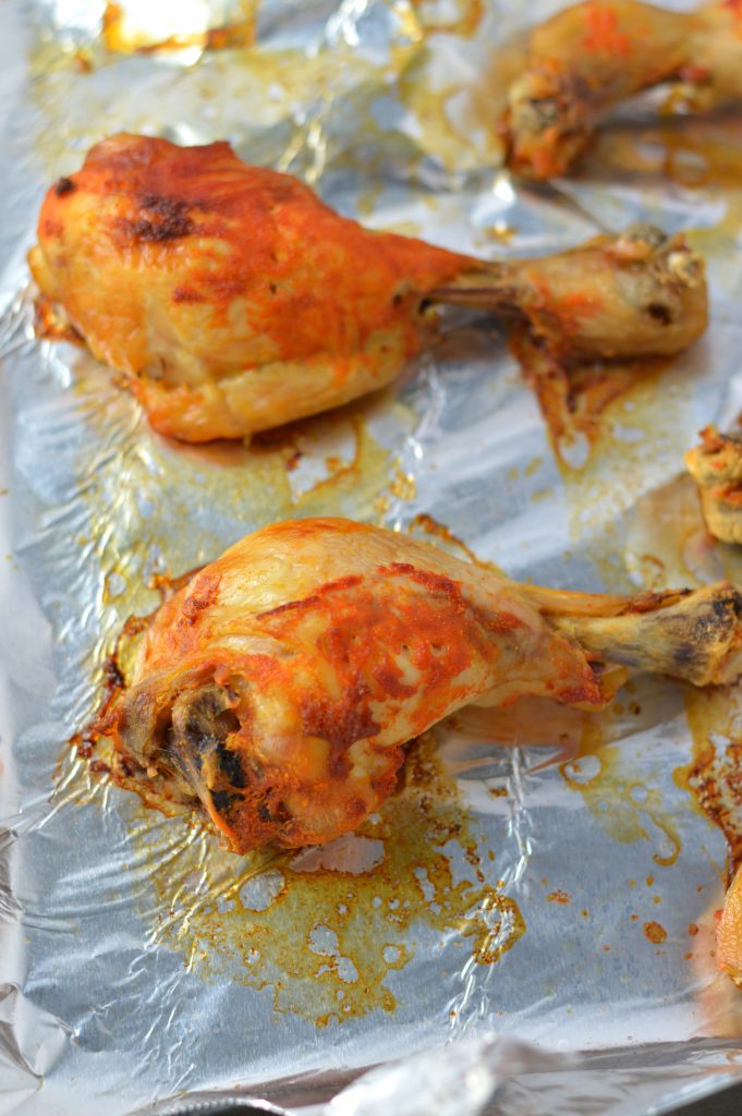 These Crockpot Spicy Chicken Drumsticks are the perfect quick and easy weeknight dinner idea. Just toss everything in your slow cooker kind of recipe.