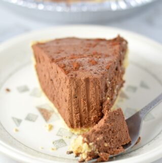 No Bake Chocolate Truffle Pie