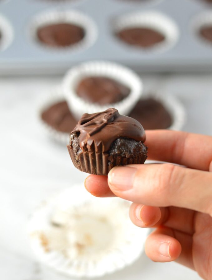 Peppermint Oreo Truffle Cups recipe made with only 4 ingredients. These are so easy to make, they are a great dessert or snack idea for Christmas or St. Patrick's Day.