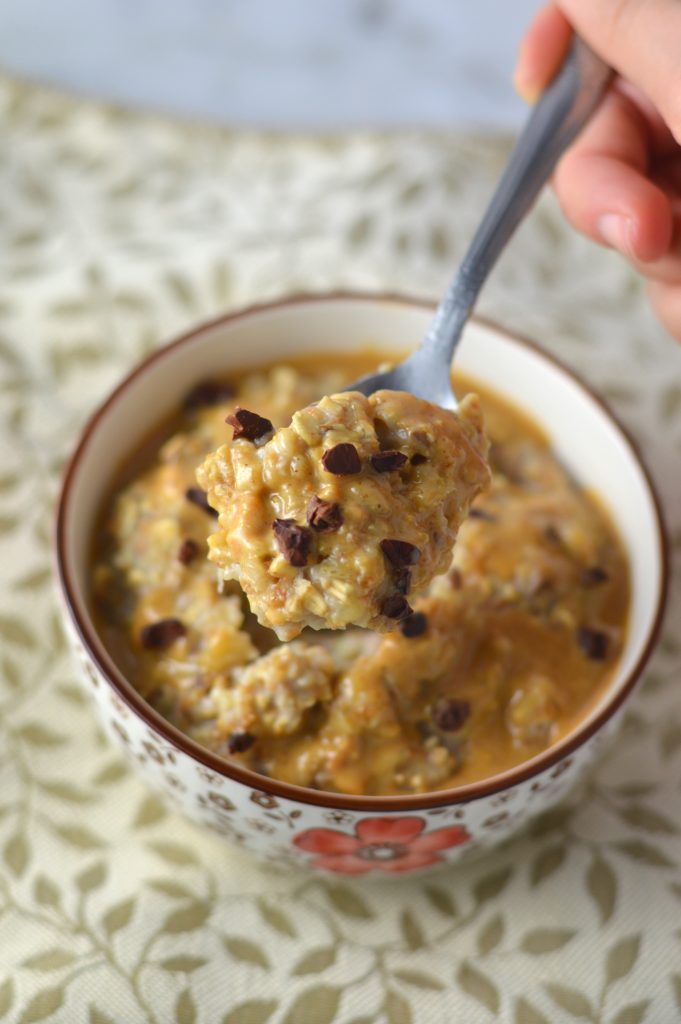 This Peanut Butter and Banana Oatmeal recipe is so easy to make and so filling too. This is a great breakfast idea for when you need to use up one ripe banana.