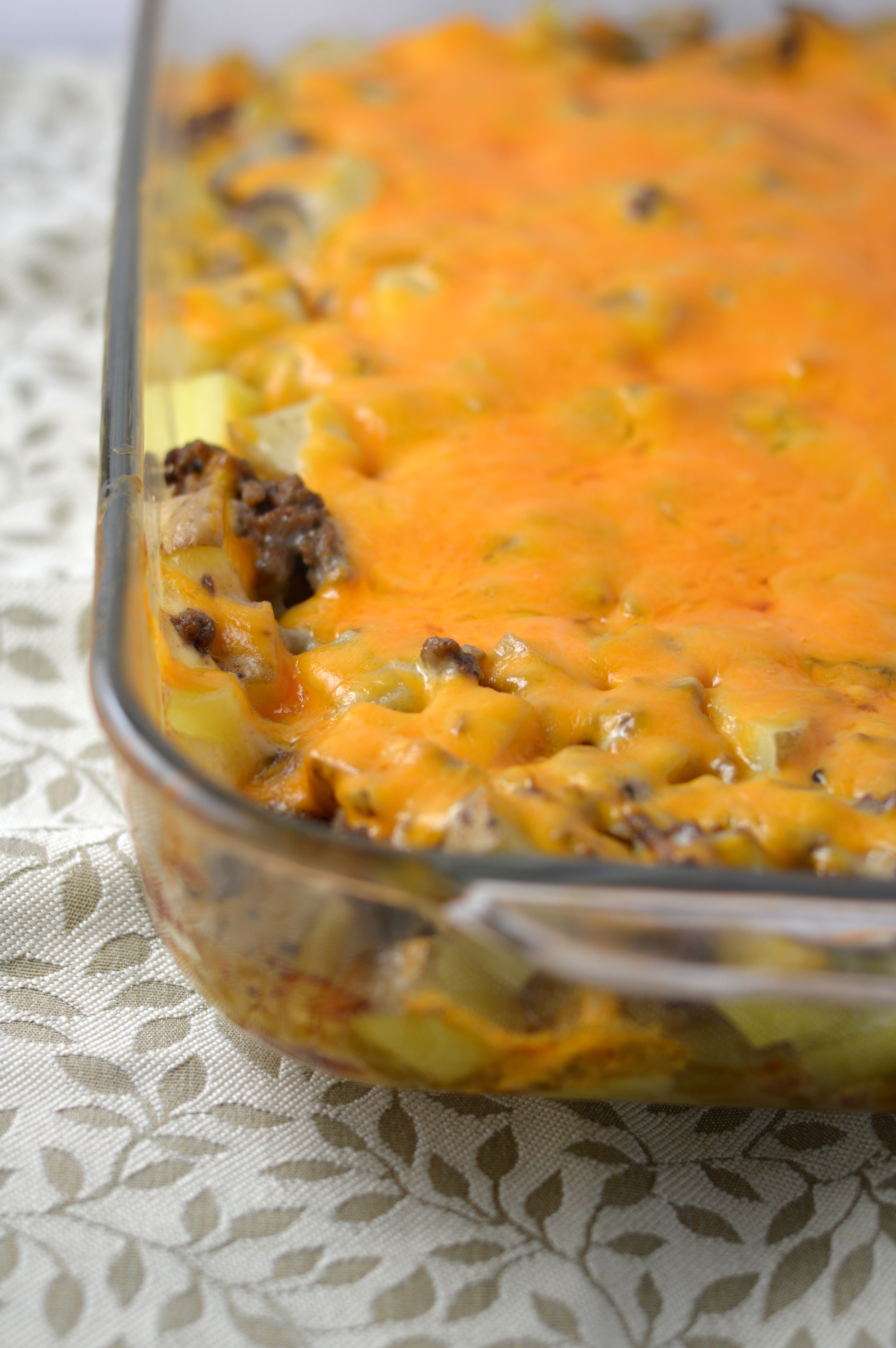 Ground Beef And Potato Casserole | A Taste Of Madness