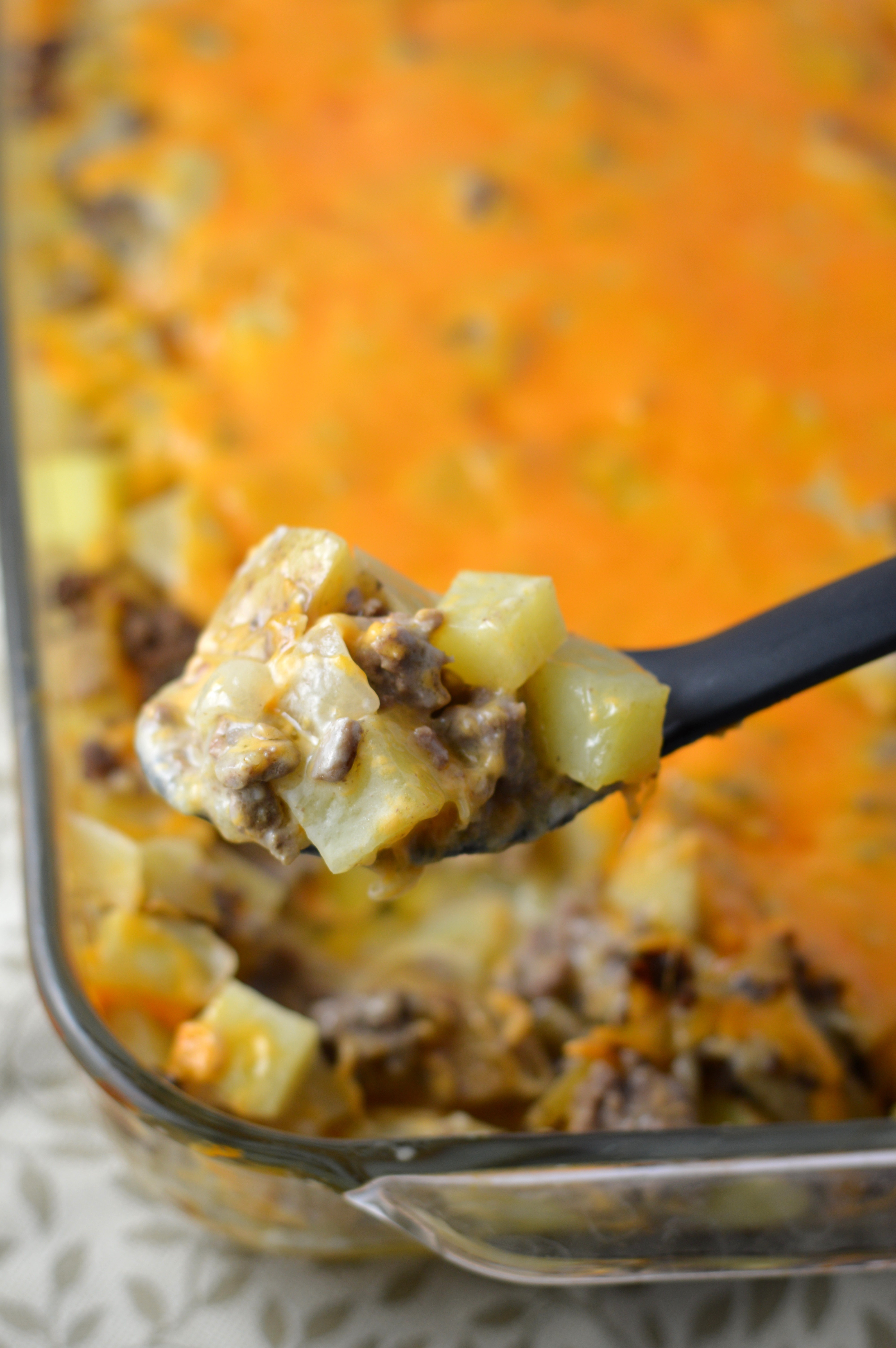 Ground Beef And Potato Casserole | A Taste Of Madness