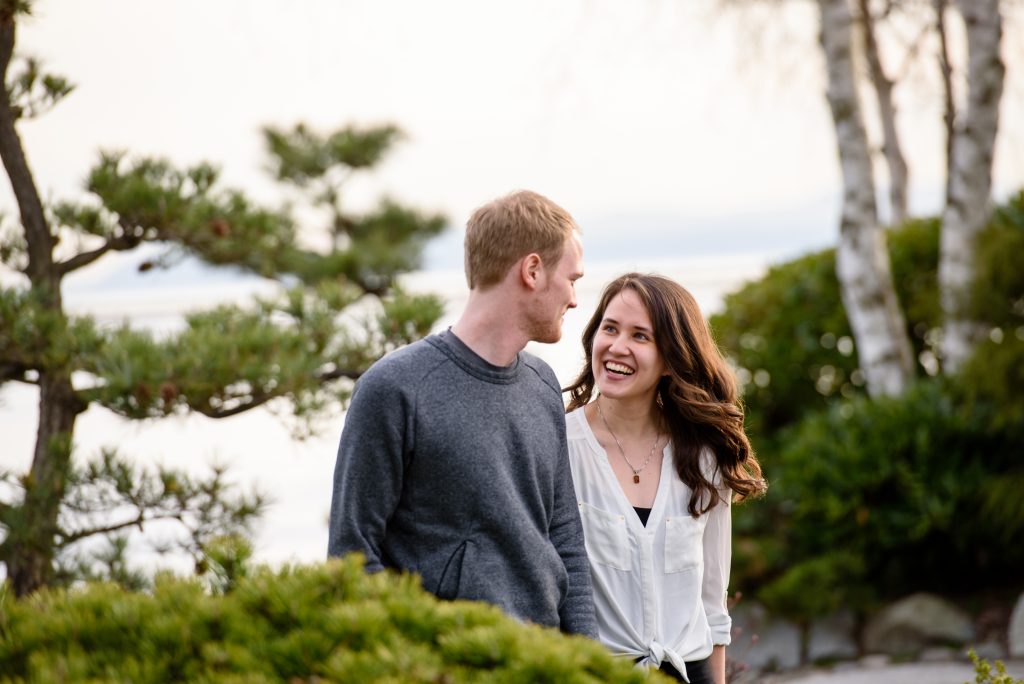 Engagement Photo shoot with Marla Jenkins Photography at Gary Point Park in Richmond, British Columbia. Just outside of Vancouver, Canada.