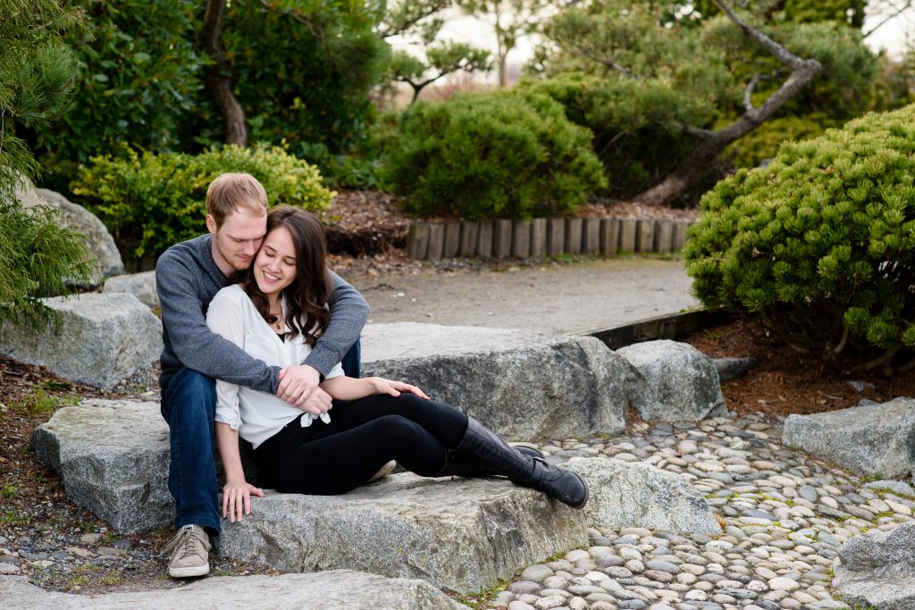 Engagement Photo shoot with Marla Jenkins Photography at Gary Point Park in Richmond, British Columbia. Just outside of Vancouver, Canada.