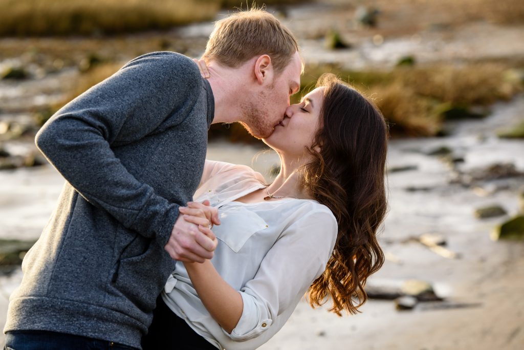 Engagement Photo shoot with Marla Jenkins Photography at Gary Point Park in Richmond, British Columbia. Just outside of Vancouver, Canada.