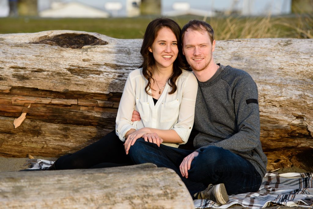 Engagement Photo shoot with Marla Jenkins Photography at Gary Point Park in Richmond, British Columbia. Just outside of Vancouver, Canada.