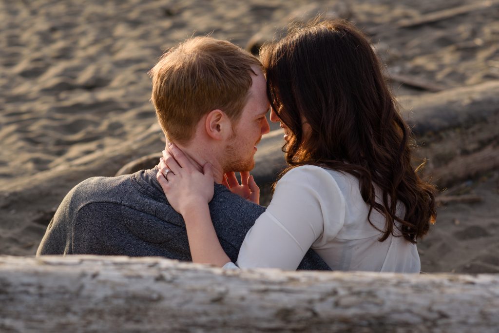 Engagement Photo shoot with Marla Jenkins Photography at Gary Point Park in Richmond, British Columbia. Just outside of Vancouver, Canada.