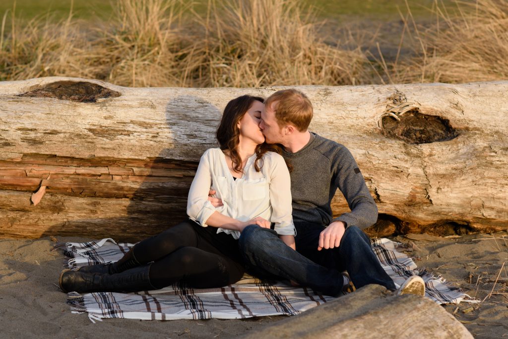 Engagement Photo shoot with Marla Jenkins Photography at Gary Point Park in Richmond, British Columbia. Just outside of Vancouver, Canada.