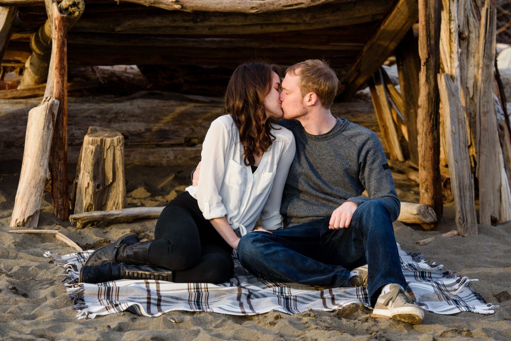 Engagement Photo shoot with Marla Jenkins Photography at Gary Point Park in Richmond, British Columbia. Just outside of Vancouver, Canada.