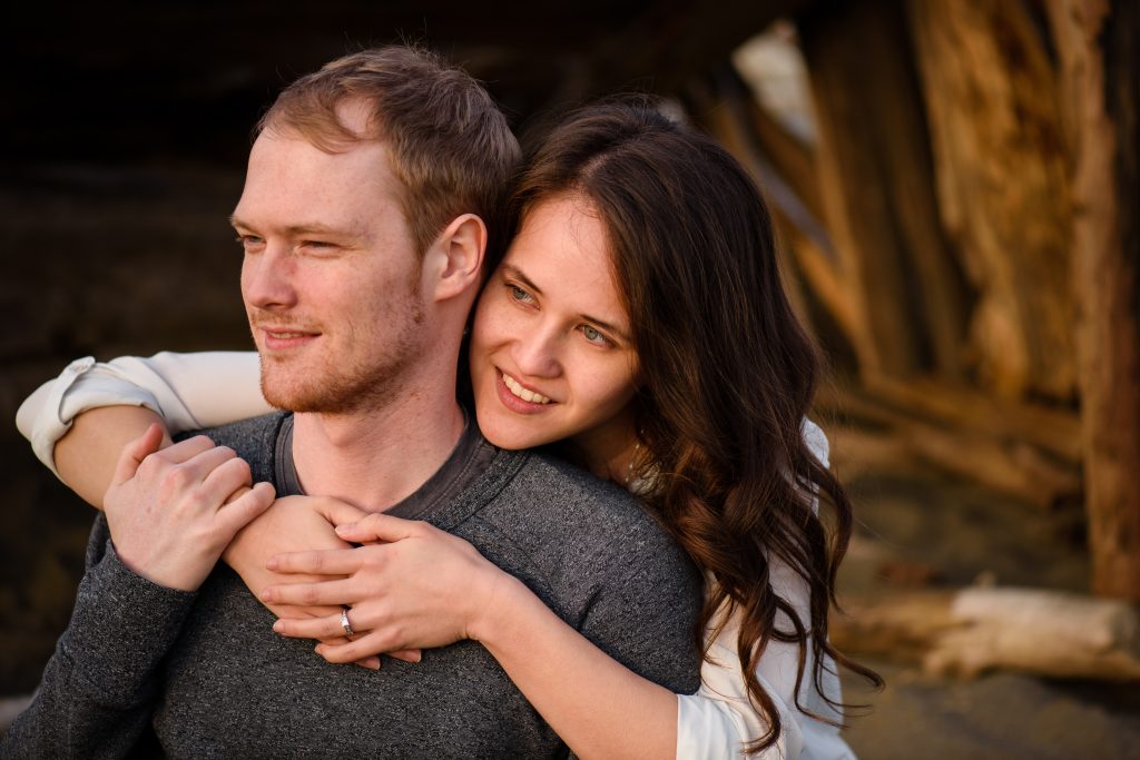 Engagement Photo shoot with Marla Jenkins Photography at Gary Point Park in Richmond, British Columbia. Just outside of Vancouver, Canada.