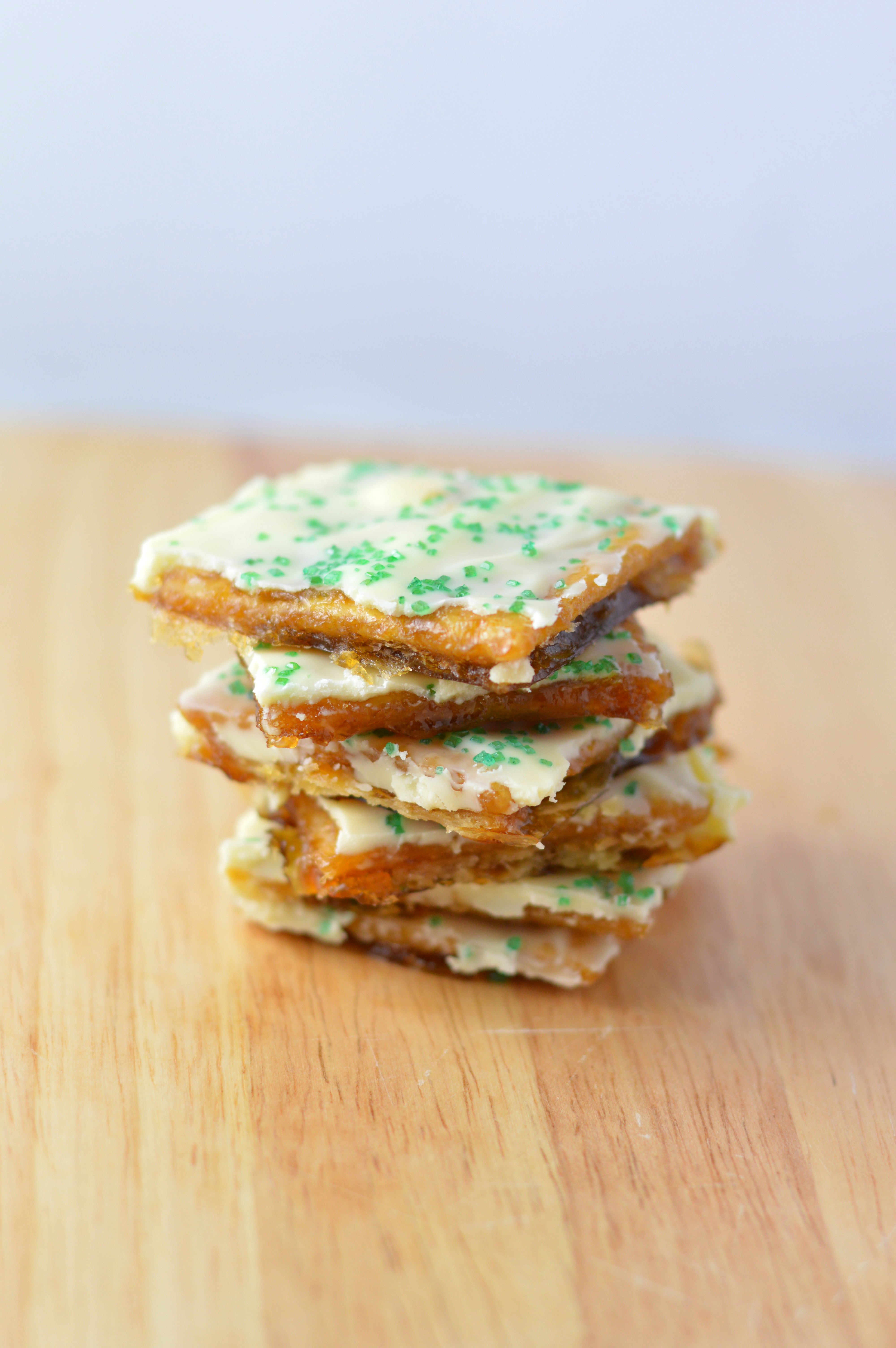  This St Patrick's Day White Chocolate Saltine Cracker Toffee recipe is so easy to make and so addictive to eat. The perfect snack or quick dessert for your March celebrations.