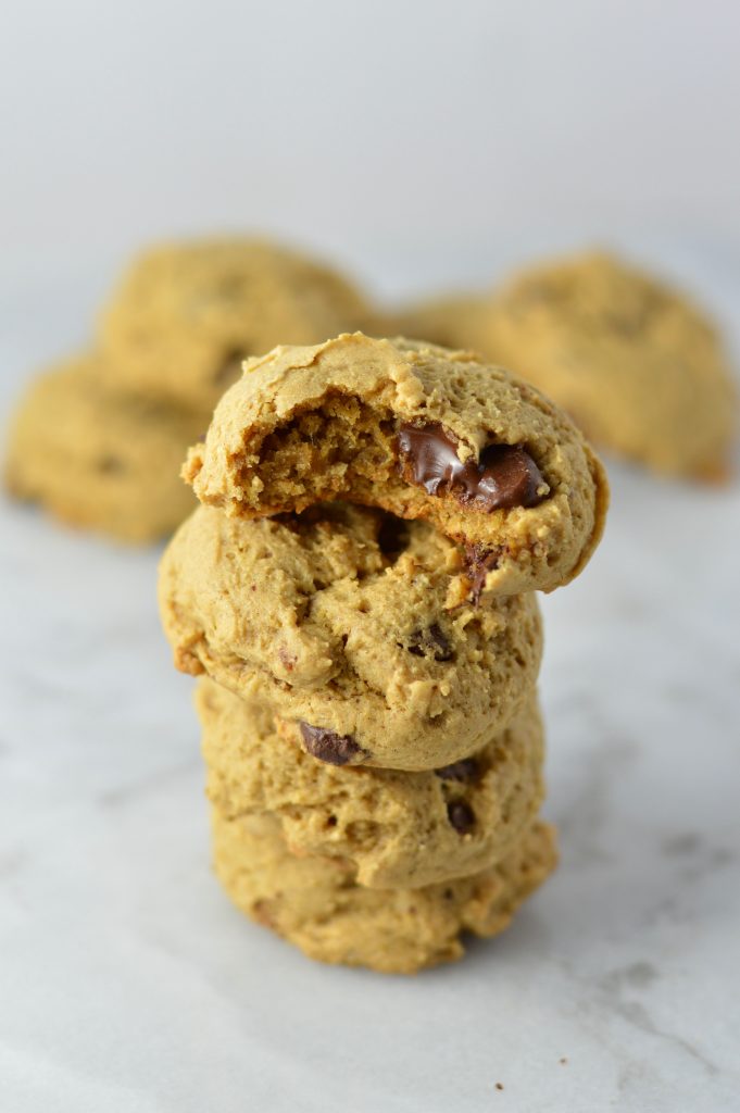 Date Chocolate Chip Cookies recipe. Partly sweetened with dates, these cookies make a quick and healthy snack idea. Plus, it is lunchbox friendly too!