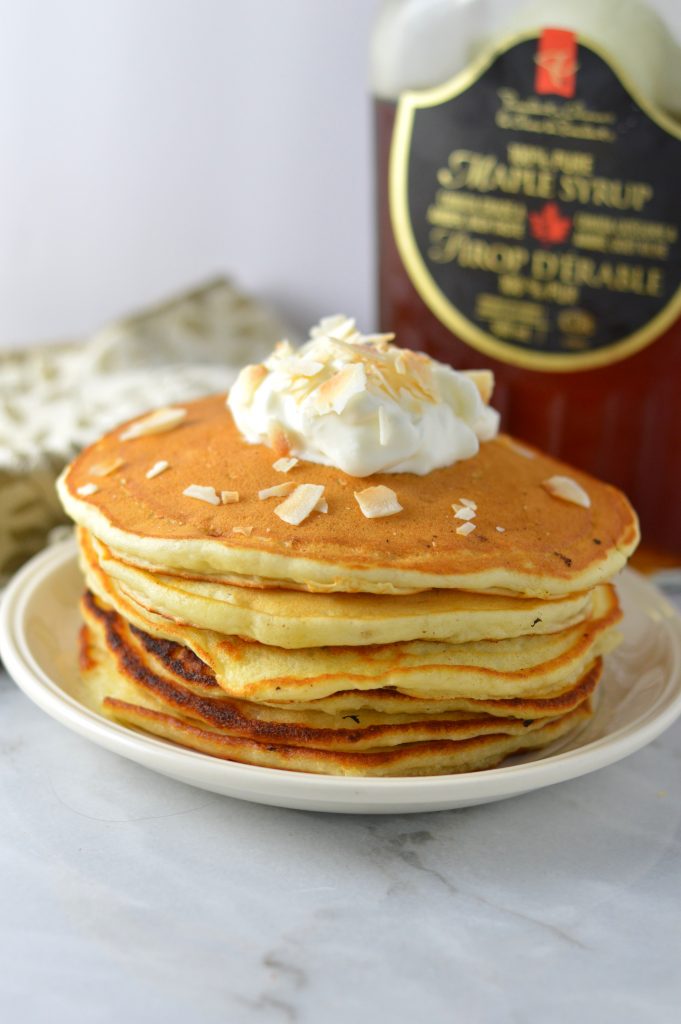 Fluffy and healthy Banana Pancakes recipe that are super easy to make. This quick breakfast idea uses 2 ripe bananas and ingredients you already have in the pantry.