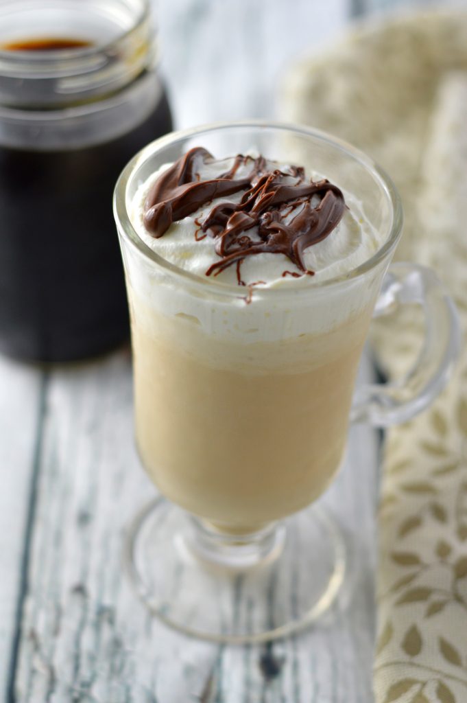 Easy Coffee Milkshake made with only two ingredients. All you need is coffee ice cream and some strong brewed coffee to make this refreshing drink.