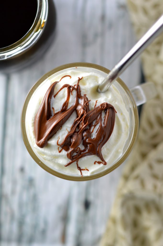 Easy Coffee Milkshake made with only two ingredients. All you need is coffee ice cream and some strong brewed coffee to make this refreshing drink.