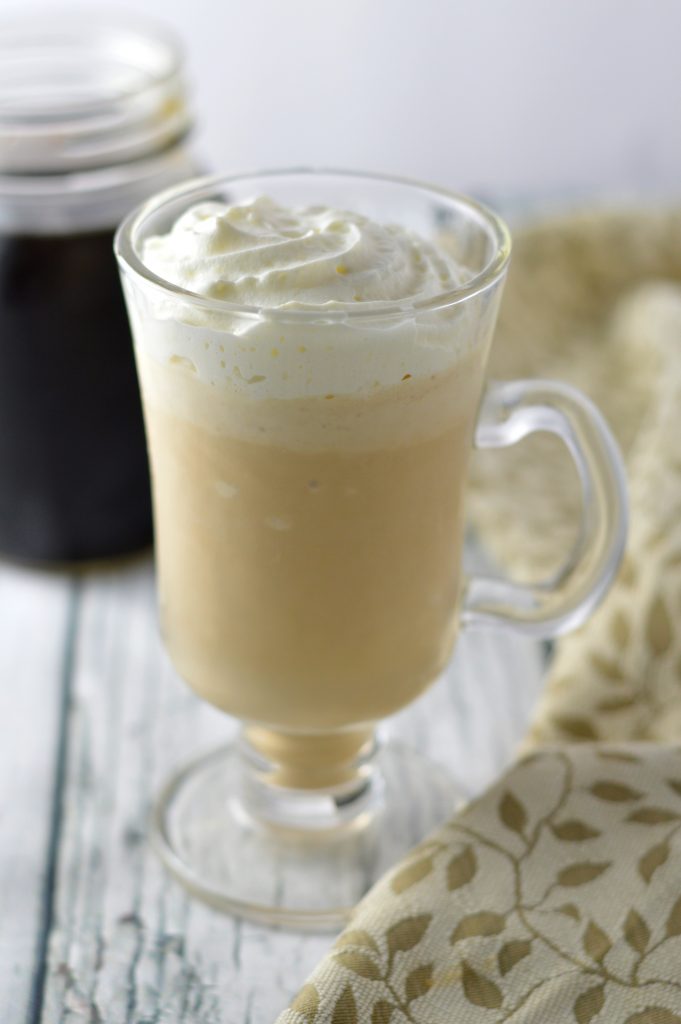 Easy Coffee Milkshake made with only two ingredients. All you need is coffee ice cream and some strong brewed coffee to make this refreshing drink.