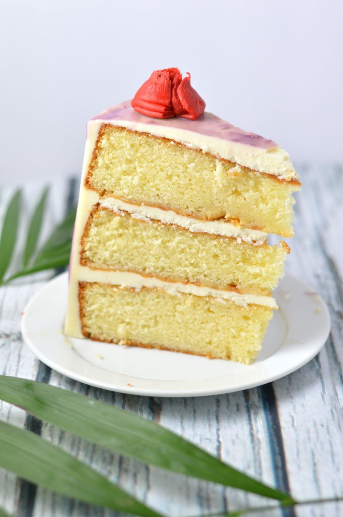 Classic White Wedding Cake with White Buttercream recipe from scratch. Save money by making your own homemade cake and customize it to your style.