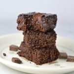 These Chia Seed Mocha Brownies are so east to make, and a lot healthier than your average brownie. Flourless and ready in under 30 minutes.