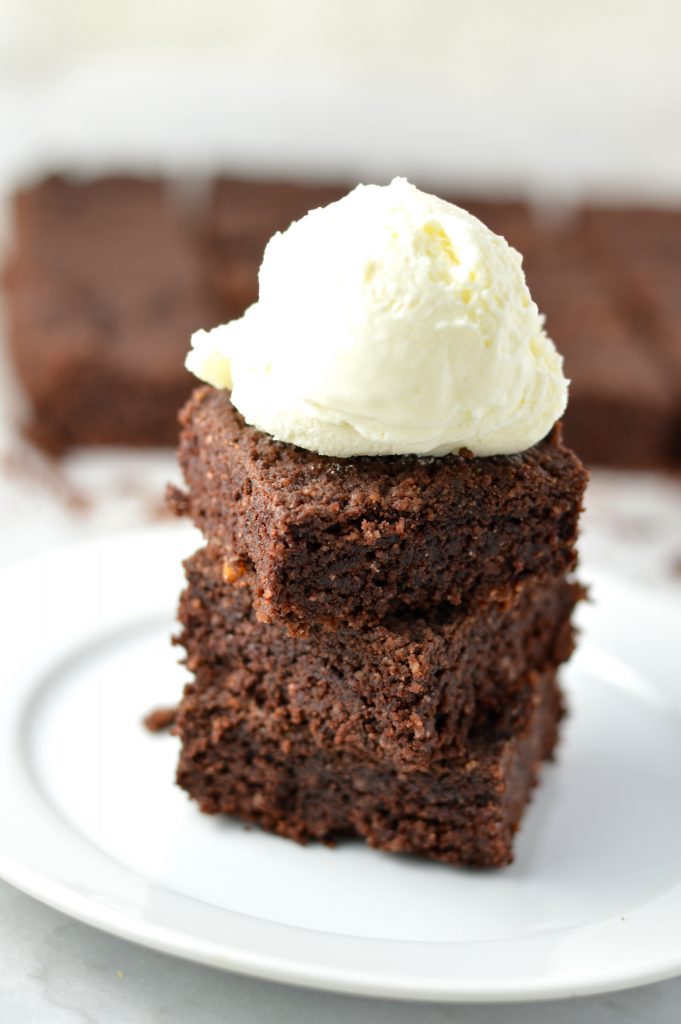 This Eggless Almond Butter Coconut Brownies recipe is keto, gluten free and so easy to make.