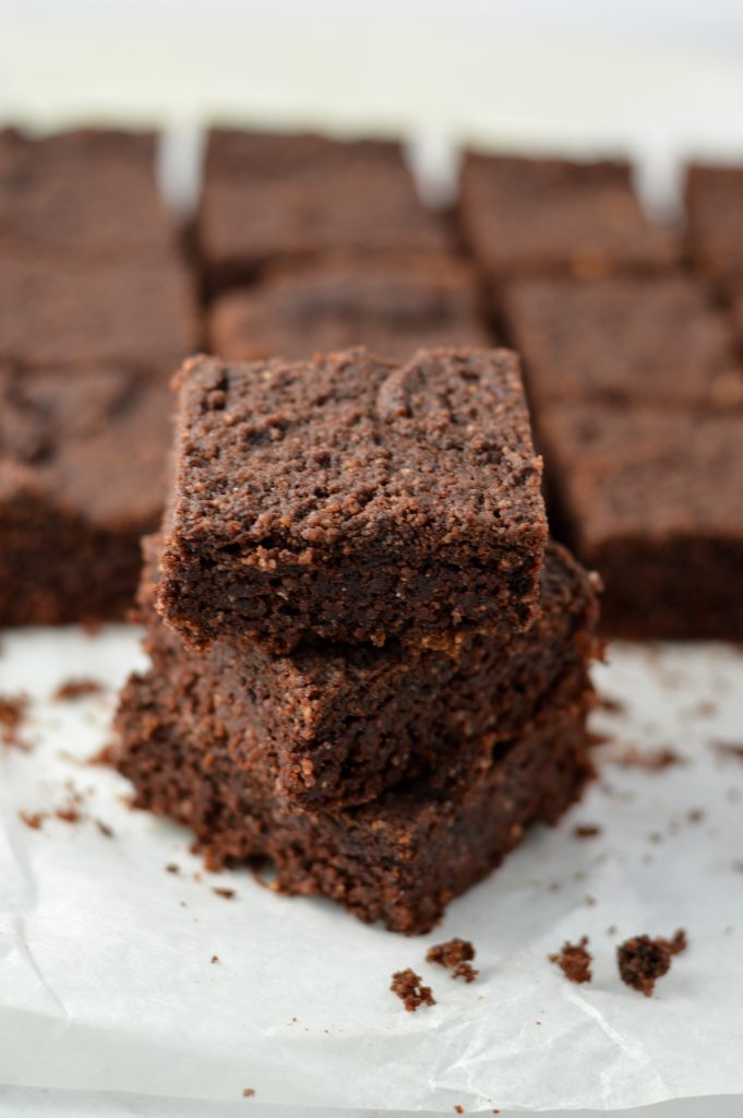 This Eggless Almond Butter Coconut Brownies recipe is keto, gluten free and so easy to make.