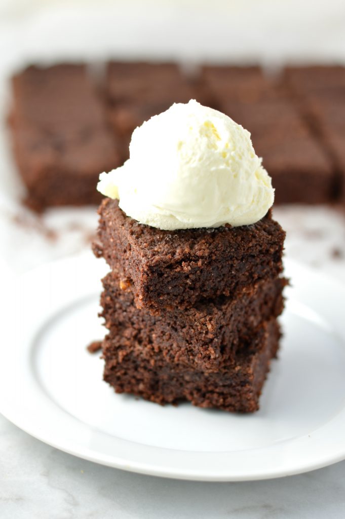 This Eggless Almond Butter Coconut Brownies recipe is keto, gluten free and so easy to make.