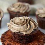 Easy Chocolate Cupcakes with Cookies and Cream Frosting recipe. Super moist cupcakes topped with Oreo Frosting is the perfect dessert for any occasion.