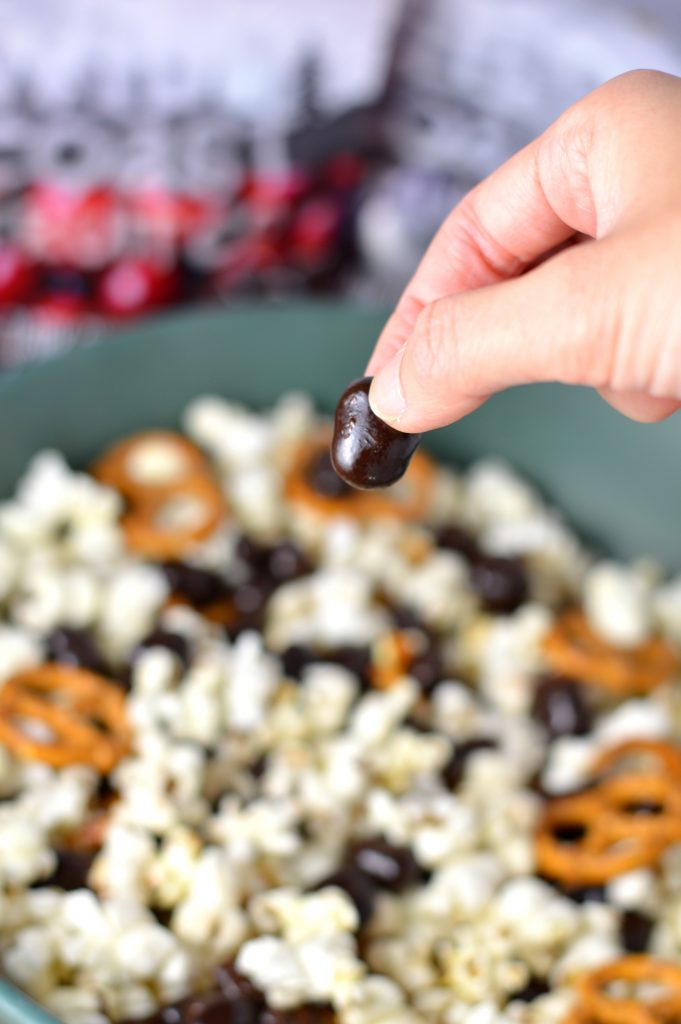 Wild Coast Chocolate Covered Fruit Popcorn recipe and giveaway! The perfect snack that is healthy and convenient. 