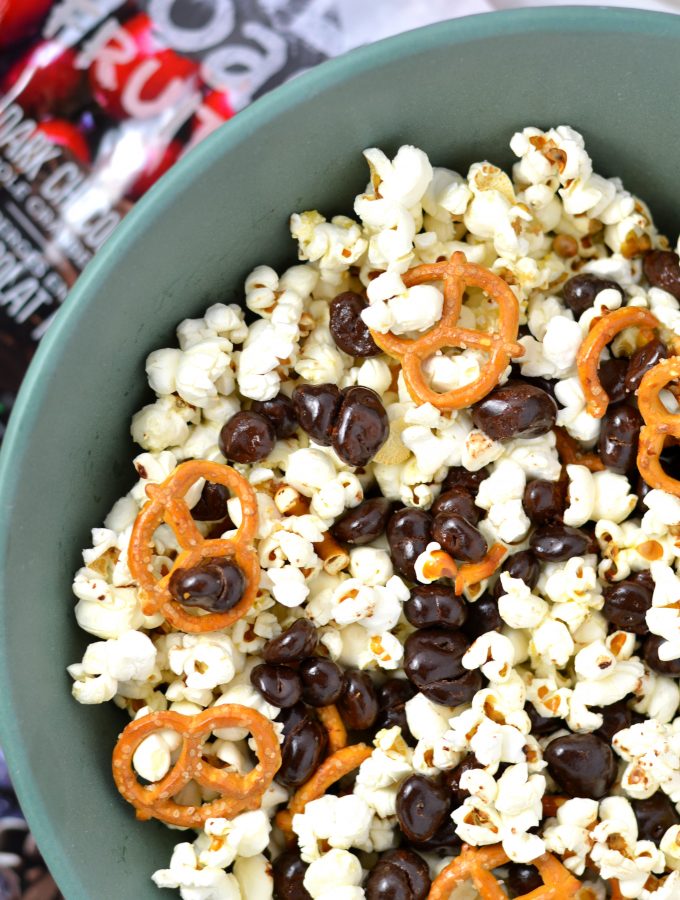 Wild Coast Chocolate Covered Fruit Popcorn recipe and giveaway! The perfect snack that is healthy and convenient.