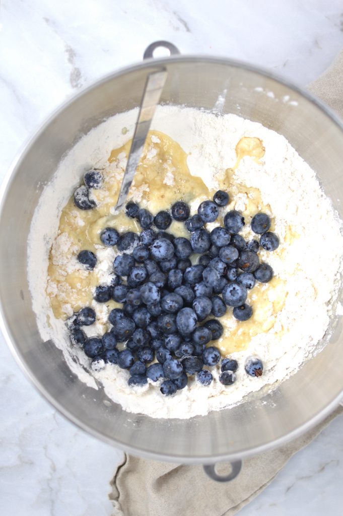 Healthy Blueberry Muffins recipe made from scratch. Soft and fluffy, these muffins make a great but free snack or breakfast idea.