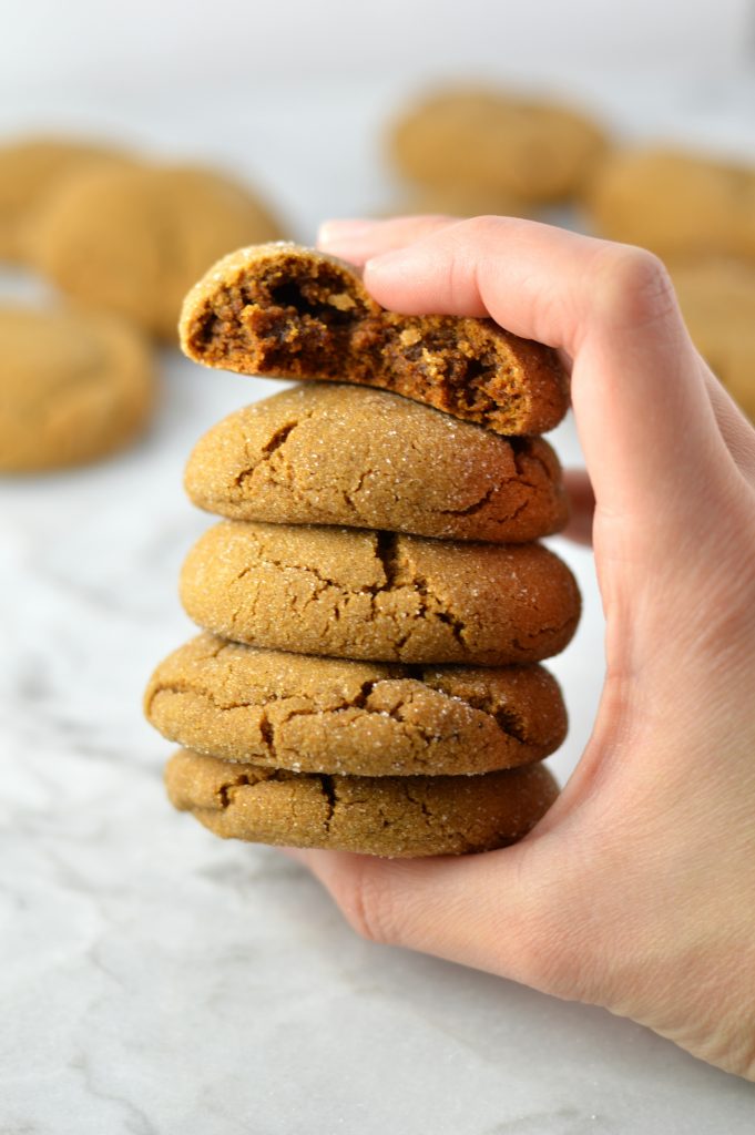 Simple Soft Gingerbread Cookies are not only for Christmas. This easy recipe is made with molasses and makes a perfect dessert or snack idea.