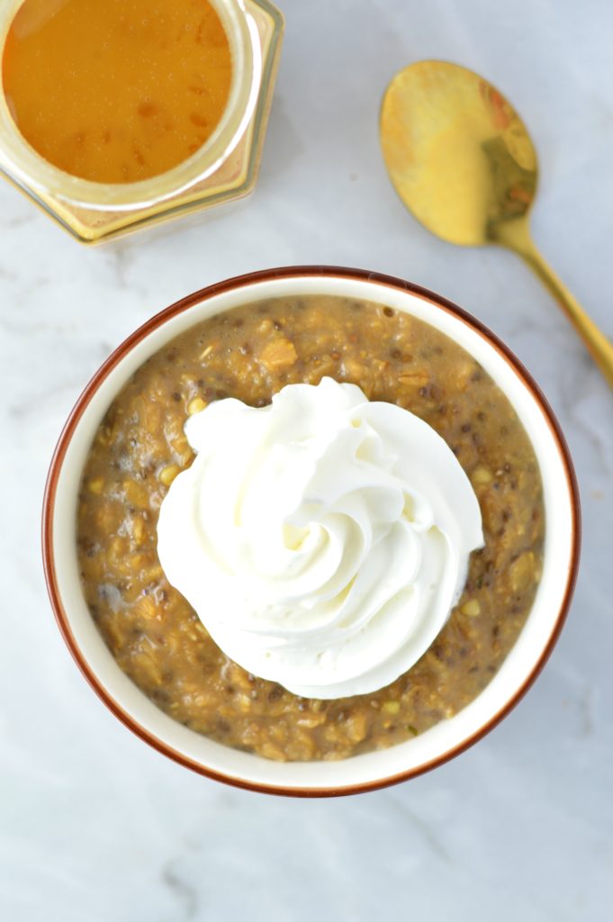 Maple Butter Latte Oatmeal