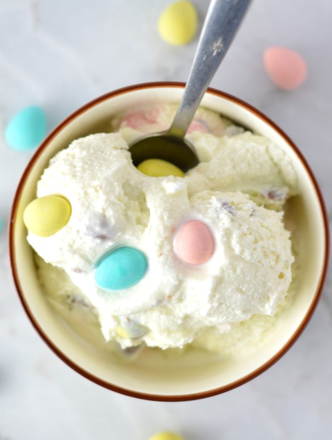 Mini Egg Ice Cream