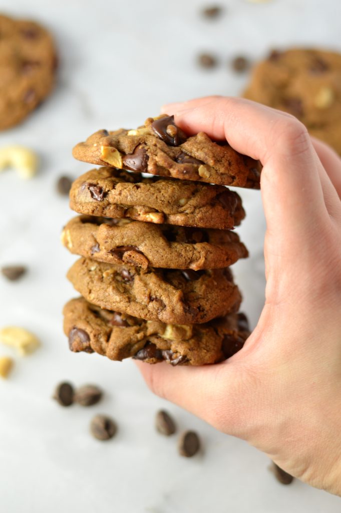 Mocha Cashew Cookies