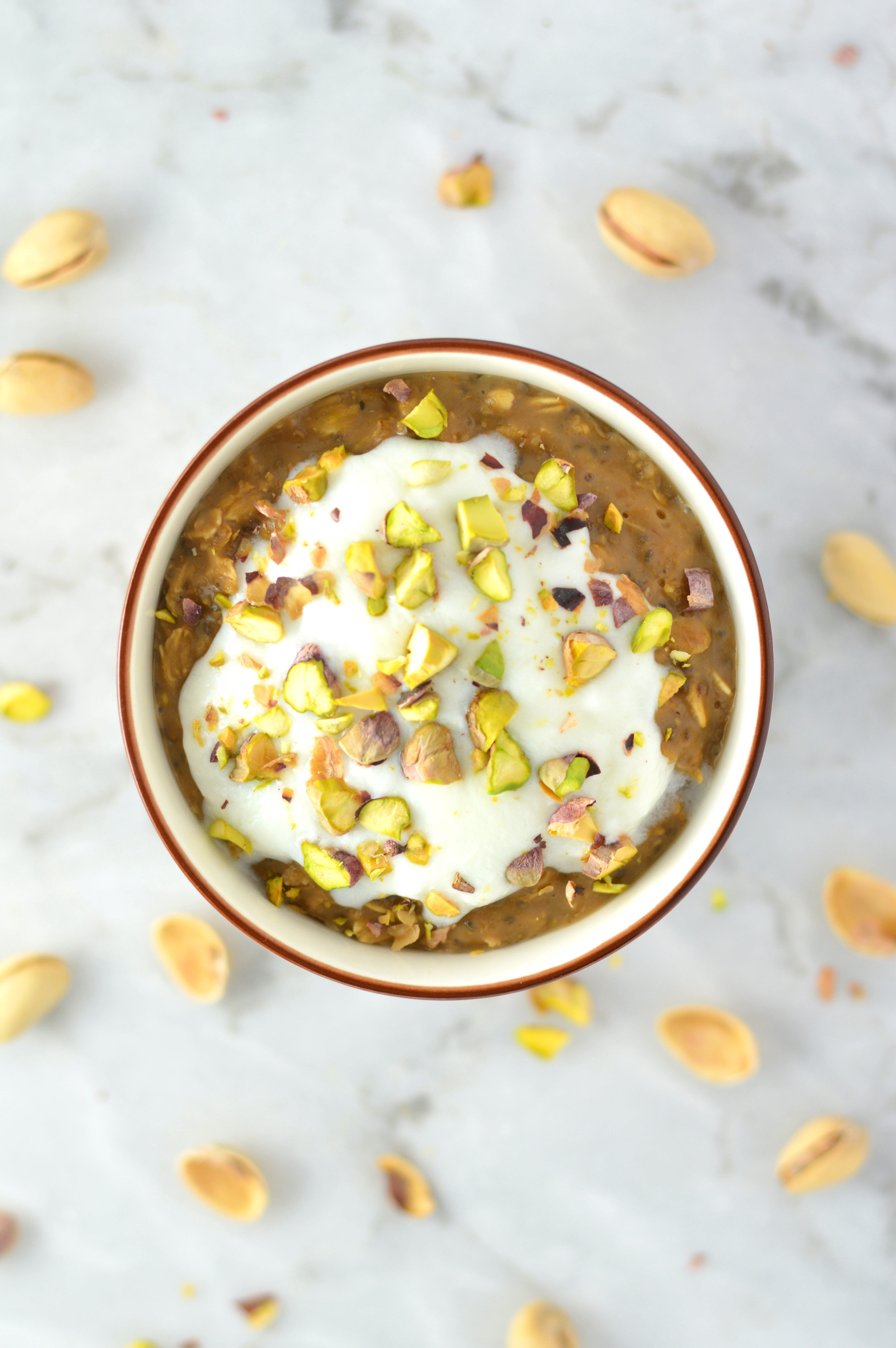 Pistachio Latte Oatmeal