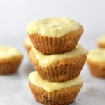 Salted Caramel and White Chocolate Chip Cheesecake Cookie Cups