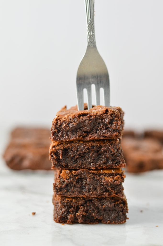 Salted Olive Oil Brownies