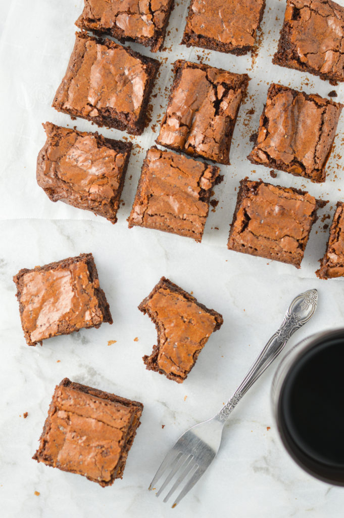 Salted Olive Oil Brownies