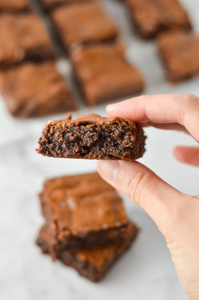 Salted Olive Oil Brownies