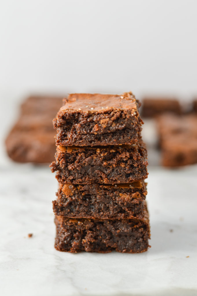 Salted Olive Oil Brownies