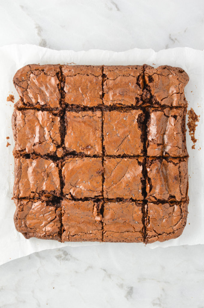 Salted Olive Oil Brownies