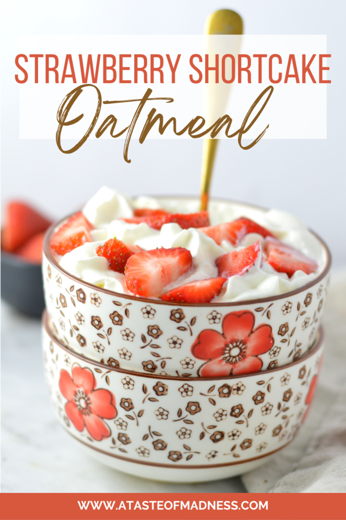 Strawberry Shortcake Oatmeal