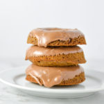 Baked Nutella Doughnuts with Nutella Glaze