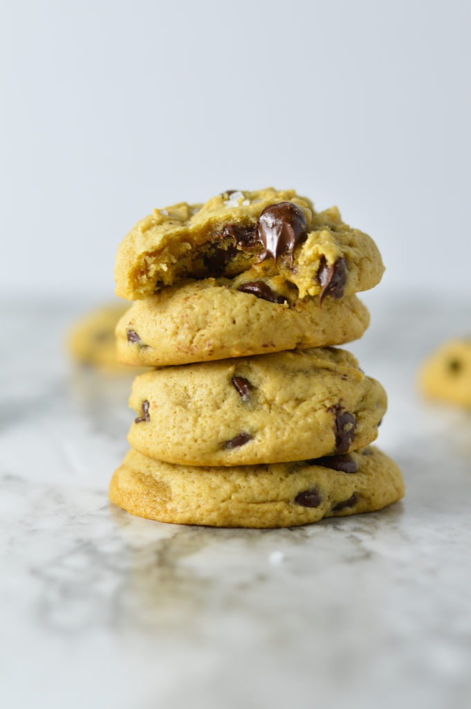 Browned Butter Salted Chocolate Chip Cookies