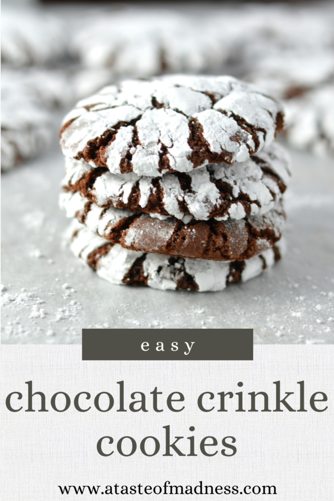 Chocolate Crinkle Cookies