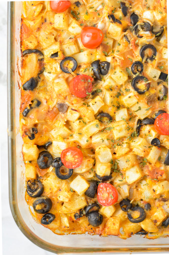 Nacho Hash Brown Casserole