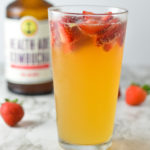 Strawberry Lemonade Kombucha Mocktail